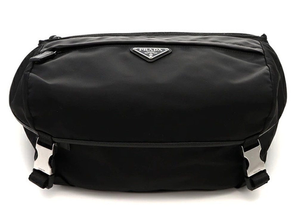Prada Bag Tessuto Messenger Shoulder Black